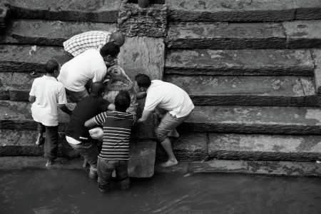 Funeral of beloved one