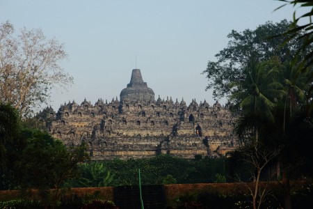 Borobudur Temple in its glory