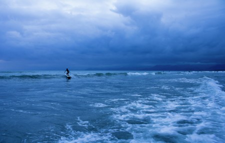 Alone in the shore