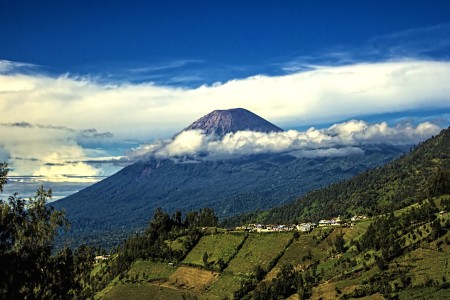 Kampung lereng Semeru