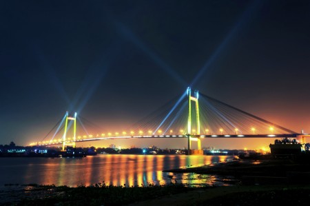 Bridge on the river Hooghly.