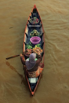 Traditional Floating Market