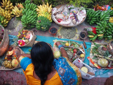 An offering to the Sun God