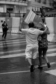 Raining