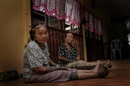 Friendly old women