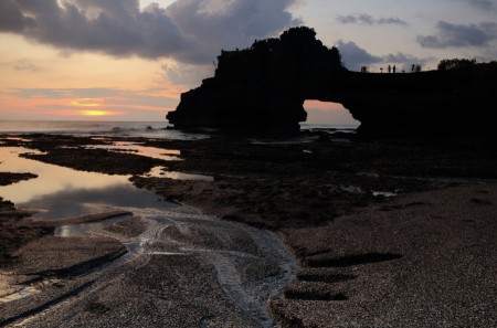 Sunset at Tanah Lot