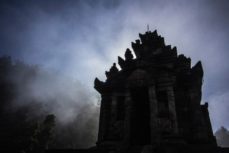 mystic scenery of Gedong Songo temple