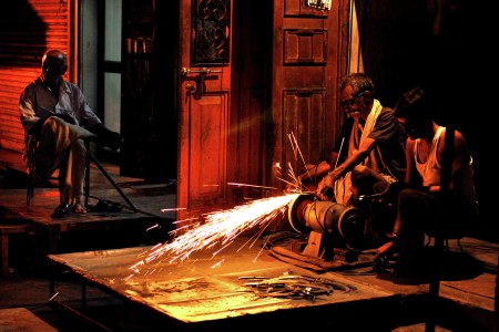 Shape a raw iron