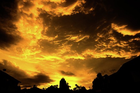 Fiery Sunset
