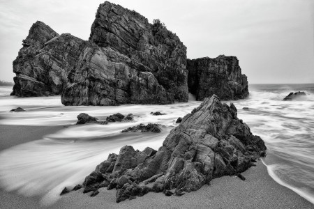 Rock and sea