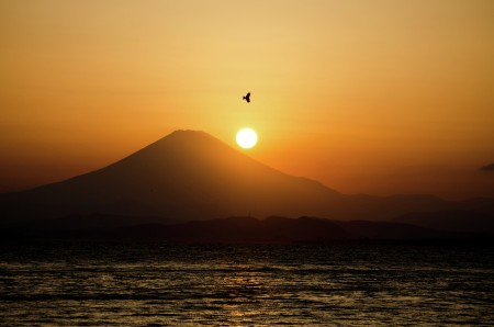 Sunset at Enoshima Island