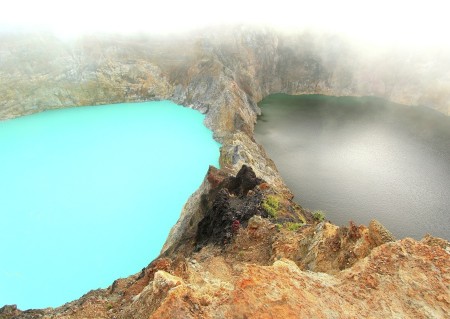 Kelimutu Colored Lakes