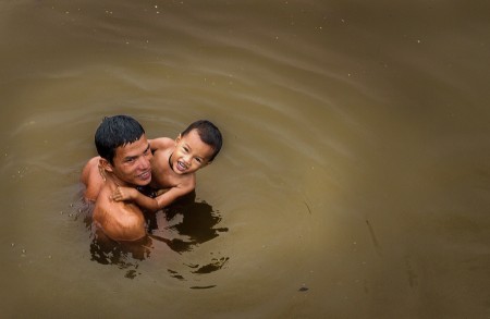 father and son