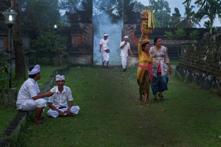 Ceremony at the temple