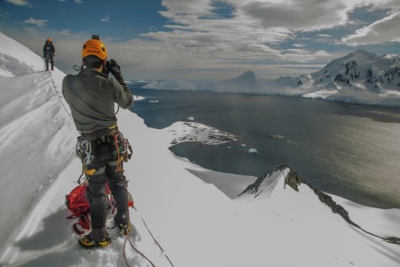 Climbing the ice
