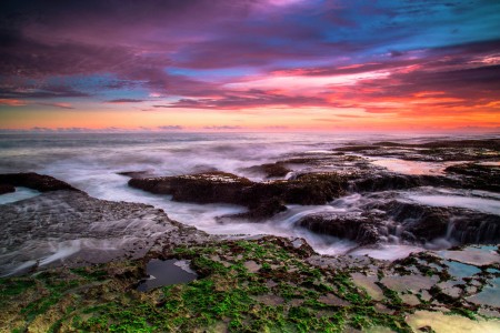 Sunset at Sawarna