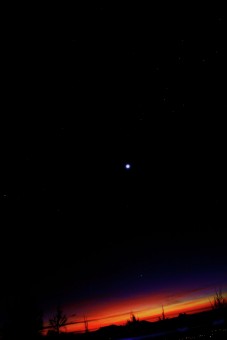 a planet over Pananjakan