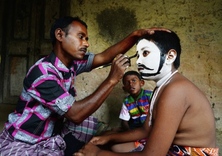 Face Painting for Gajan Festival