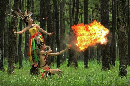 Dayak Fire Dance