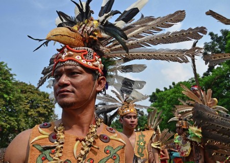 dayak warrior