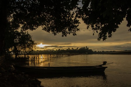 Second of sunset.