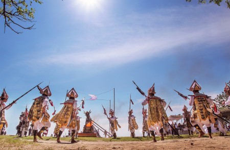 Baris Dance And Cremation Ceremony