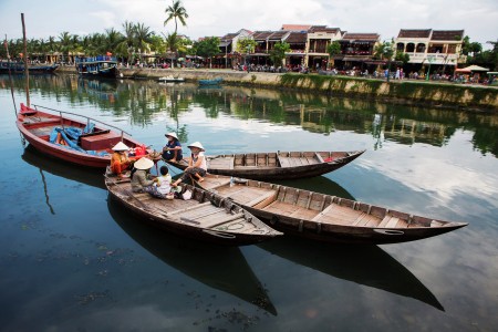 The ferryman in Hoi An