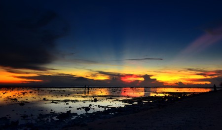 Sunset at Trawangan beach
