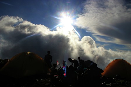 life above clouds
