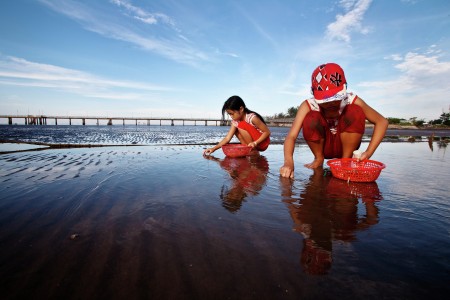 Childhood in my hometown, Go Cong, Vietnam